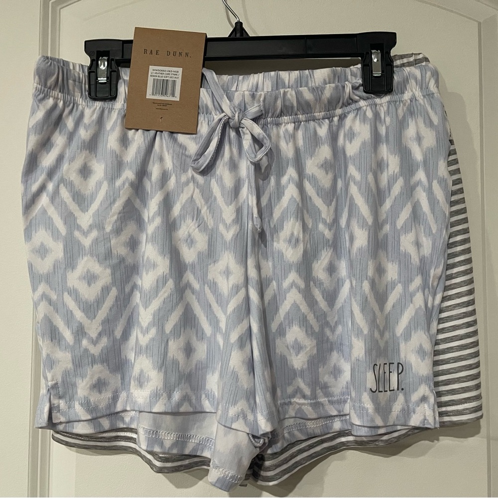 2 Pack Rae Dunn Jogger/ Sleep Shorts NWT - Picture 4 of 6